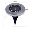 Solar Powered Led Light Disk Ground Light